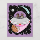 Buscar platillos volantes postales Viaje espacial