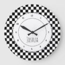 Buscar bandera a cuadros relojes de pared Para él