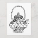 Buscar zen doodle postales Olla de té