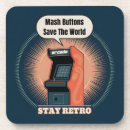 Buscar de 8 bits posavasos Geek