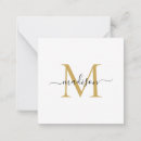 Buscar moda tarjetas nota Monogramado