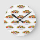 Buscar comida relojes de pared Verduras