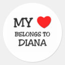 Buscar que diana redondas pegatinas Nombre