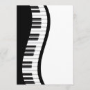Buscar teclado de piano invitaciones Blanco