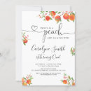 Buscar georgia peach invitaciones Acuarela