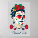 Buscar día de la mujer muerta posters Colorido