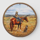Buscar viejo oeste relojes de pared Rancho