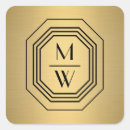 Buscar apilados pegatinas Monograma