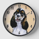 Buscar coqueto relojes de pared Perro