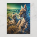 Buscar el maullar postales Felino