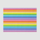 Buscar rayas del arco iris papel de seda Rectangular