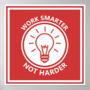 Buscar trabajo duro posters Inteligente
