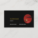Buscar restaurante japonés tarjetas de visita Catering