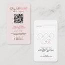 Buscar pestañas tarjetas de visita Salón