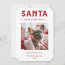 Buscar humor de santa tarjetas Rojo