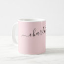Buscar rosa tazas Elegante