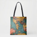 Buscar antiguos del mapa bolsos General y unisex