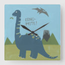 Buscar dinosaurio relojes de pared Animal