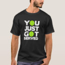Buscar tennis camisetas Servir