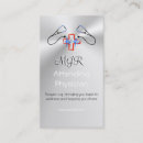 Buscar asistencia médica tarjetas de visita Enfermeros