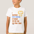 Buscar 100 días de escuela niño camisetas Cualquier niño