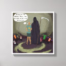 Buscar siniestro lienzos Halloween