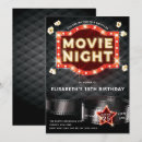 Buscar movie night invitaciones 5 º película