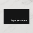 Buscar secretaria legal tarjetas de visita Judicial