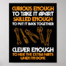 Buscar hombre mecánico posters Coche