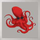 Buscar pulpo arte Rojo