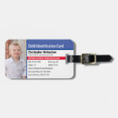 Buscar identificación etiquetas para maletas Para niños