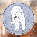 Buscar de hielo vinilos para cristales Oso polar
