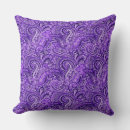 Buscar paisley púrpura cojines Elegante