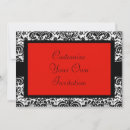 Buscar damasco negro invitaciones Floral