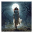 Buscar iluminado por la luna posters Halloween