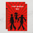 Buscar zombie invitaciones Cualquier niño