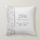 Buscar plata y blanco cojines Parejas