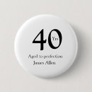 Buscar 40 o cumpleaños chapas 10 20 30 40