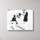 Buscar mujer en la playa lienzos Farol