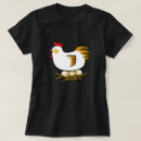 Buscar dibujo animado de la gallina camisetas Animal de granja