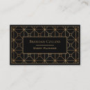 Buscar art deco tarjetas de visita Geométrico