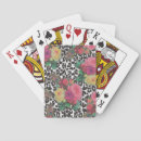 Buscar flores elegantes barajas de cartas General y unisex