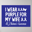 Buscar enfermedad de alzheimer posters Morado