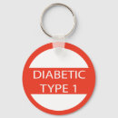 Buscar alerta médica llaveros Diabetes tipo 1