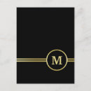 Buscar monogram postales Oro
