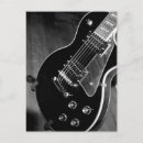 Buscar guitarra negra postales Blanco y negro