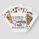 Buscar mujeres barajas de cartas Derechos de la mujer