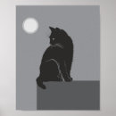 Buscar el gato negro posters Moderno