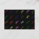 Buscar bicicleta tarjetas de visita 5 º excursión