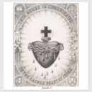 Buscar corazón sagrado de jesús pegatinas Cristiano